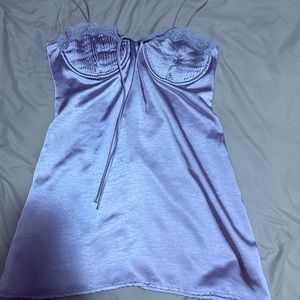 Silk Lavender Dress